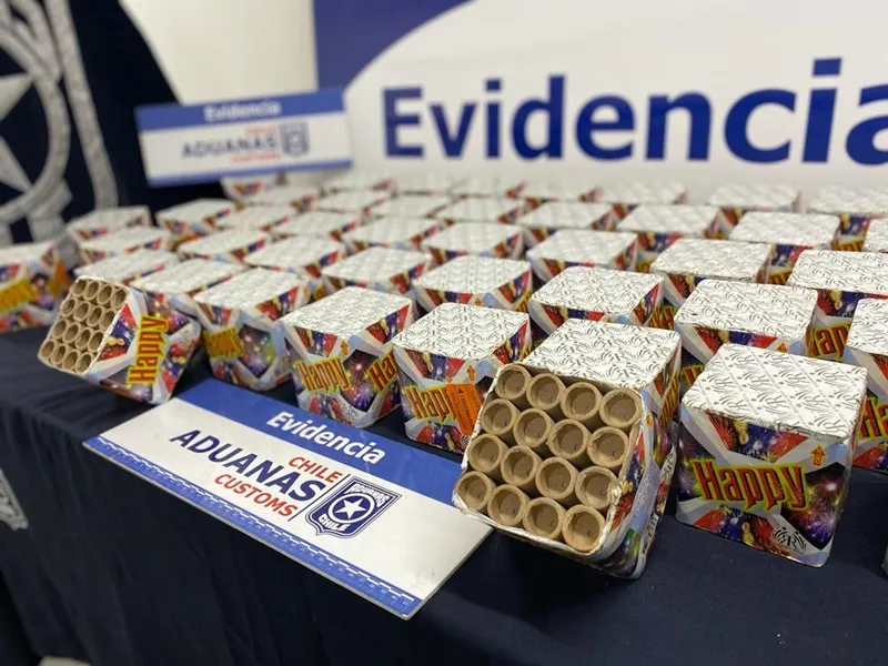 fuegos artificiales en chile