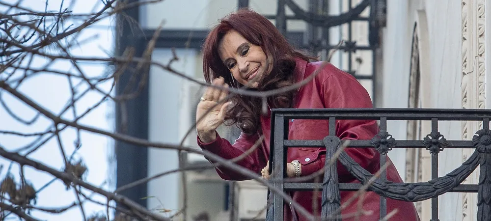 cristina kirchner balcon
