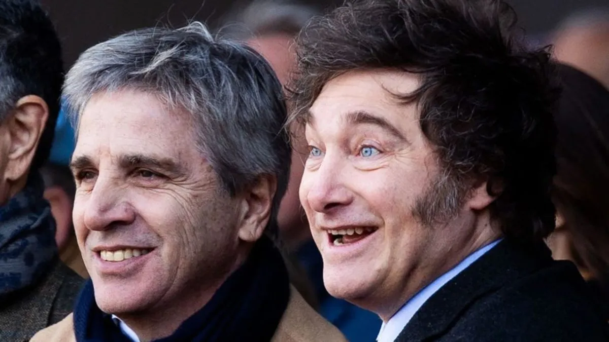 luis caputo y javier milei