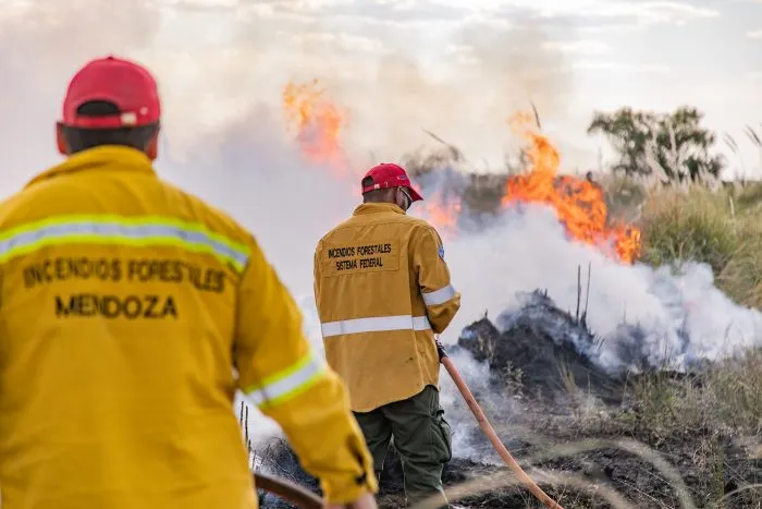 incendio en el campo lujan