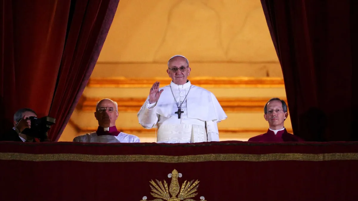 Bergoglio siendo Francisco